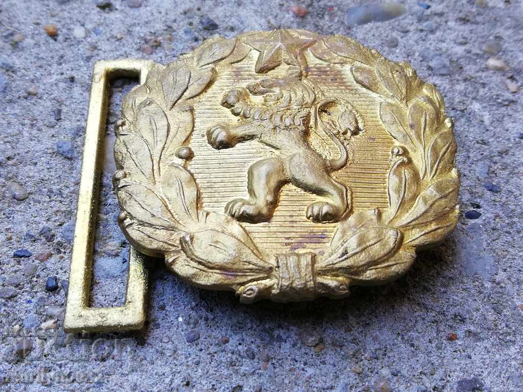 Officer's belt buckle from the MNO (Ministry of National Defense) belt, NRB (People's Republic of Bulgaria) uniform - 5 Officer's belt buckle from the MNO (Ministry of National Defense) belt, NRB (People's Republic of Bulgaria) uniform - 5