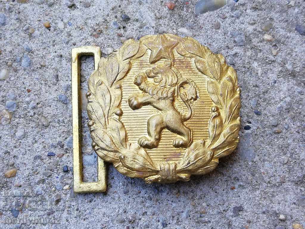 Officer's belt buckle from the MNO (Ministry of National Defense) belt, NRB (People's Republic of Bulgaria) uniform Officer's belt buckle from the MNO (Ministry of National Defense) belt, NRB (People's Republic of Bulgaria) uniform