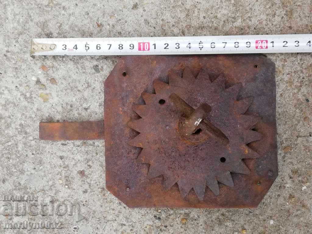 Delivery of Antique wrought iron latch, lock, latch for an antique gate Delivery of Antique wrought iron latch, lock, latch for an antique gate