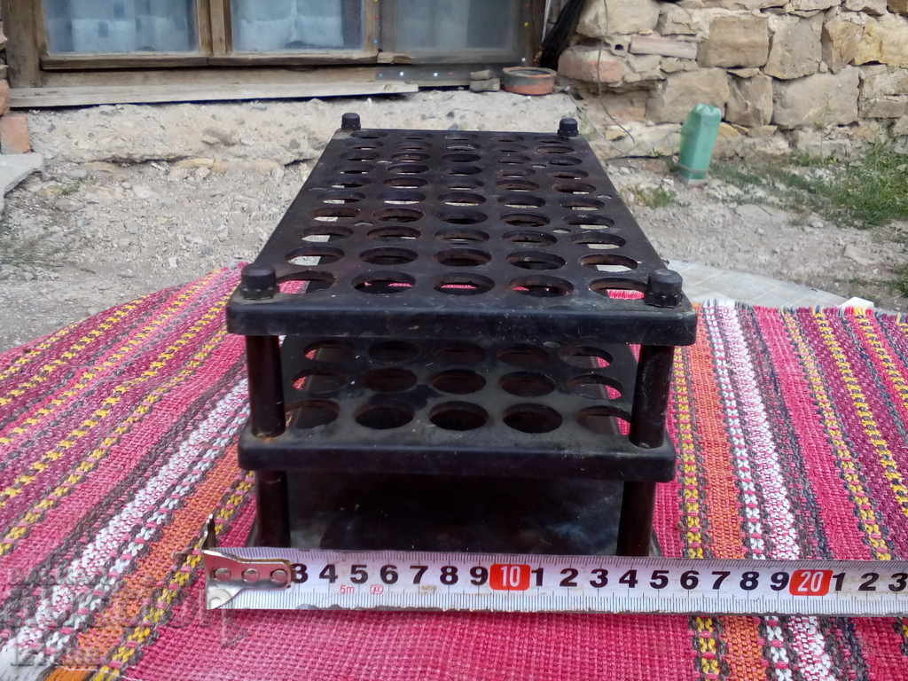 Delivery of Old stand for test tubes Delivery of Old stand for test tubes
