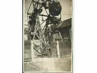 Old photo, small format, Ferris wheel