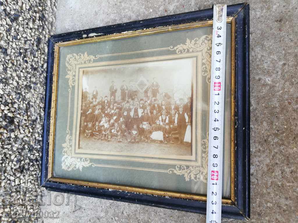 Old framed photo wedding, photography, portrait - 5