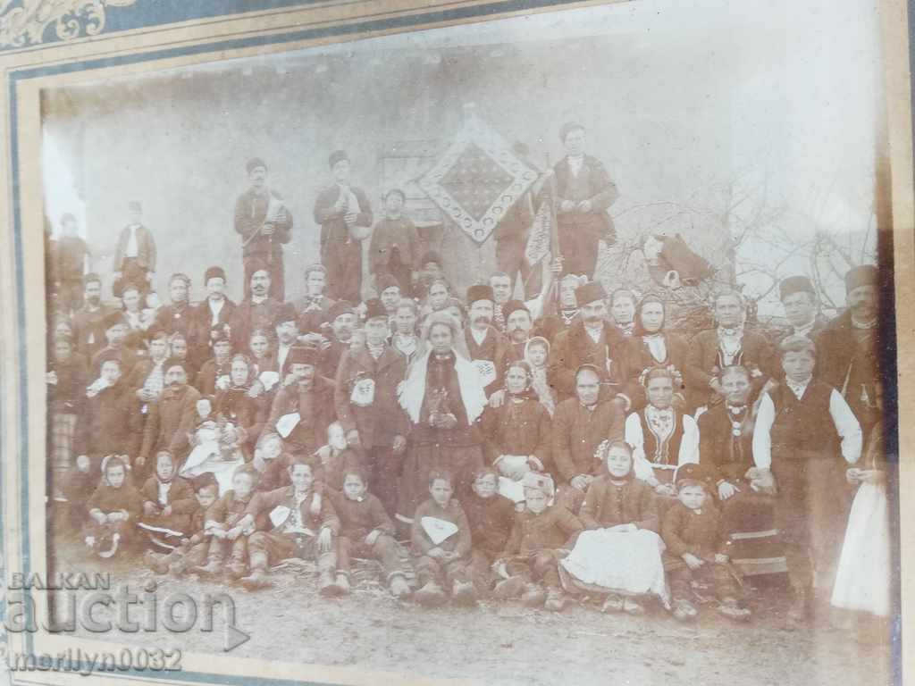 Old framed photo wedding, photography, portrait - 7