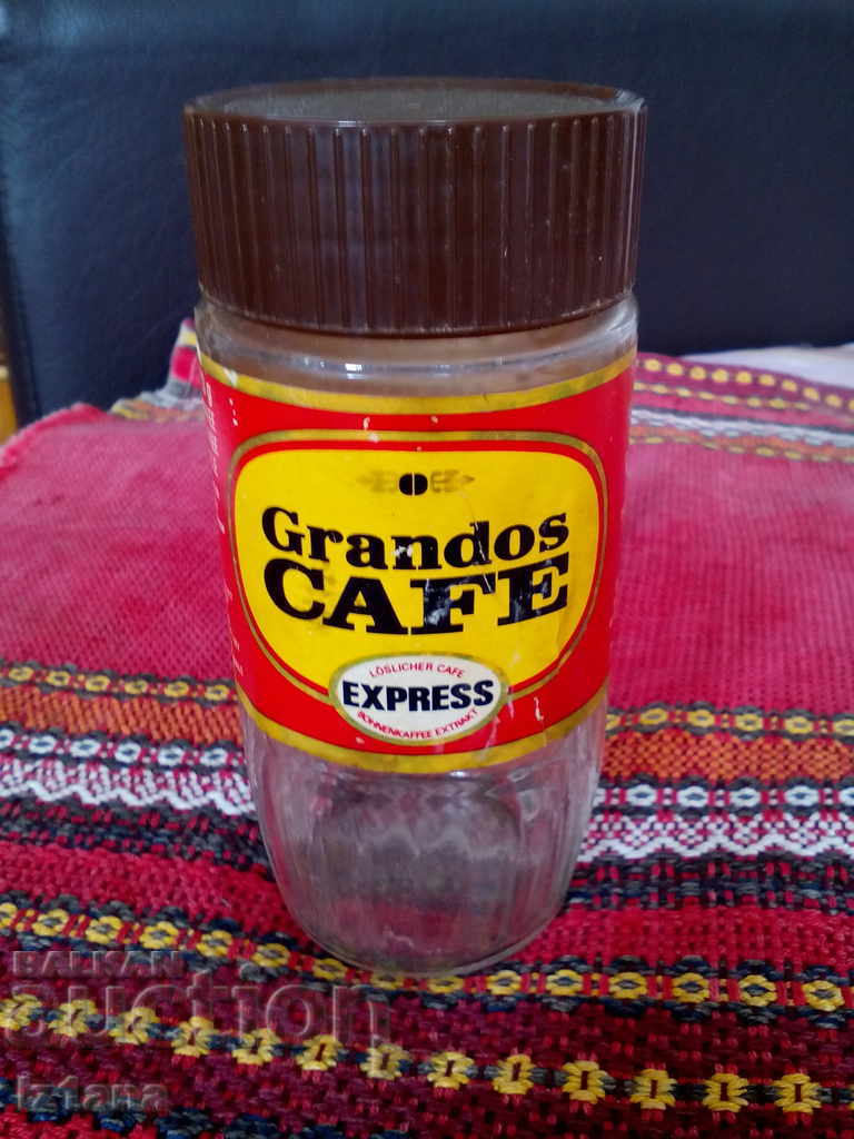 Auction An old coffee jar Auction An old coffee jar