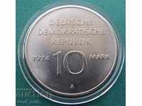 GDR 10 Mapk 1974 UNC