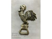 Opener Rooster-12/7 cm, bronze.