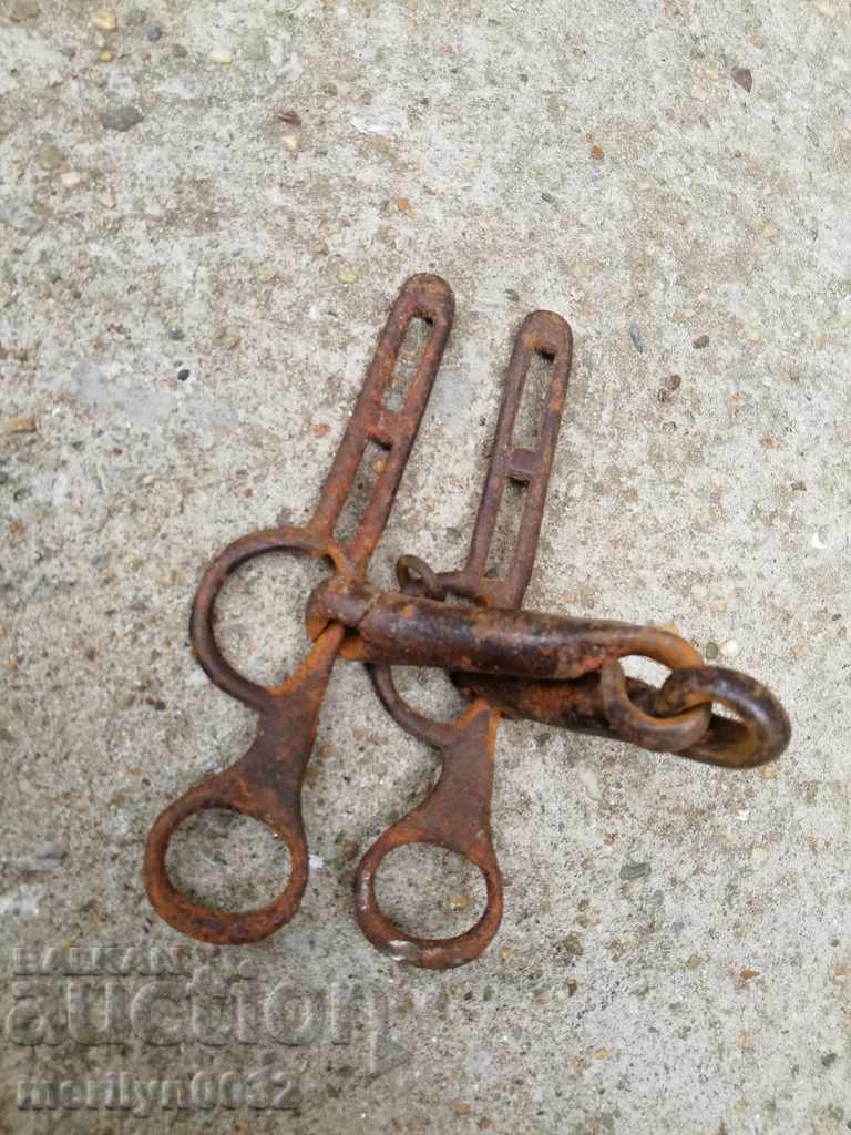 Old wrought bridle bridle wrought iron, harness - 5 Old wrought bridle bridle wrought iron, harness - 5