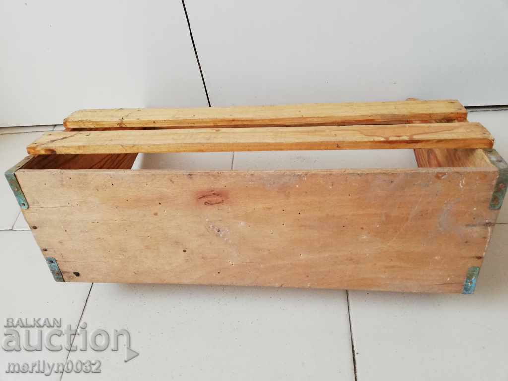 Auction Old Bulgarian chest, trunk, cassette player, wooden Auction Old Bulgarian chest, trunk, cassette player, wooden