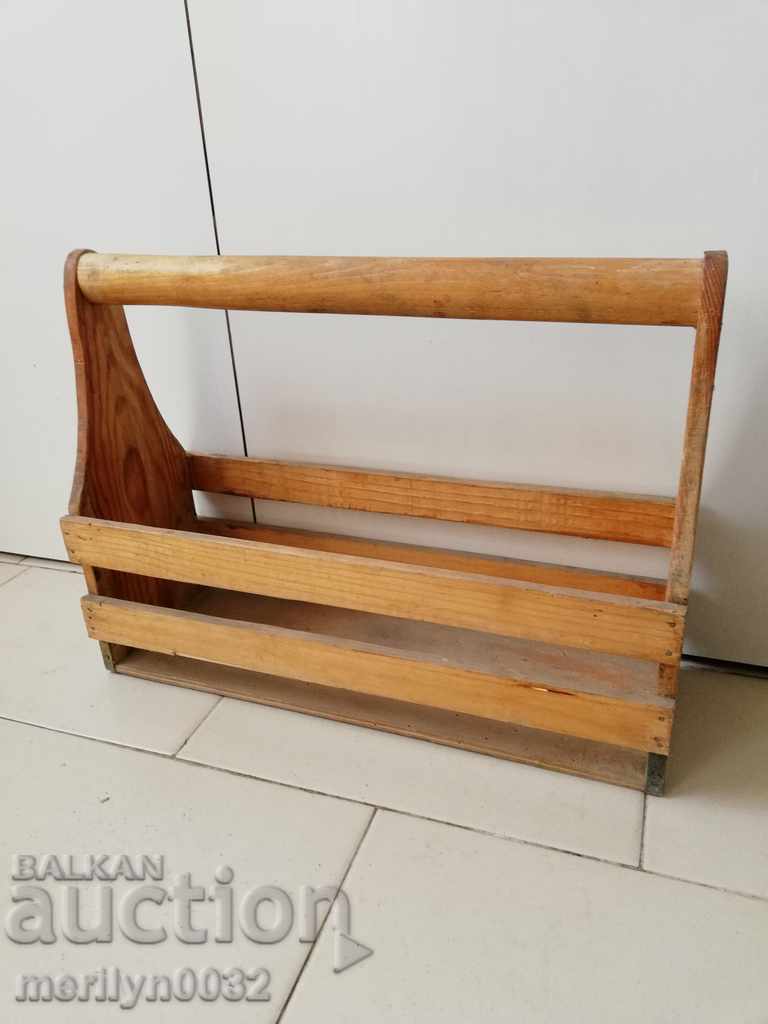 Old Bulgarian chest, trunk, cassette player, wooden Old Bulgarian chest, trunk, cassette player, wooden