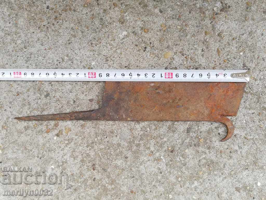 Auction Old forged scythe, ax, hoop, knife, machete, blade Auction Old forged scythe, ax, hoop, knife, machete, blade