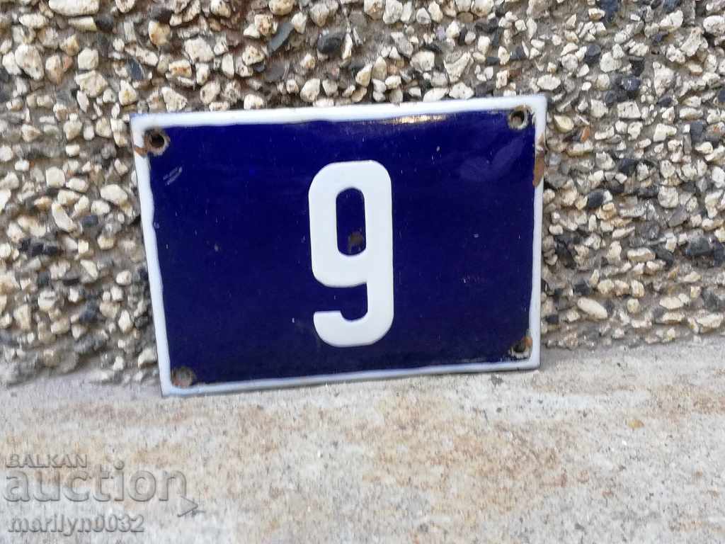 Placă socială emailată, farfurie - 6