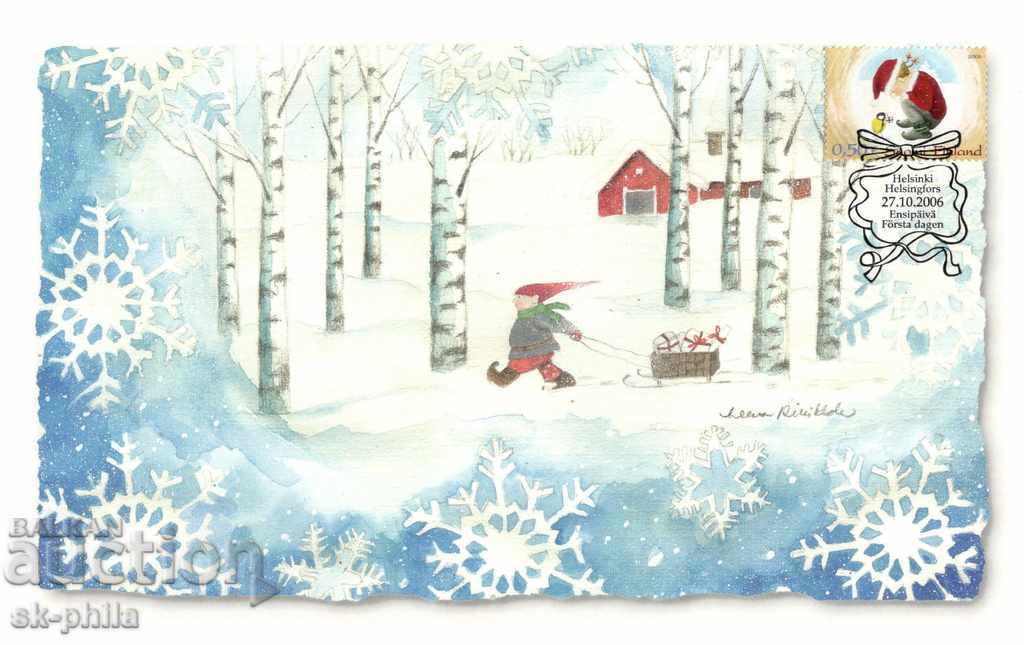 Пощенска картичка - поздравителна, Коледни празници