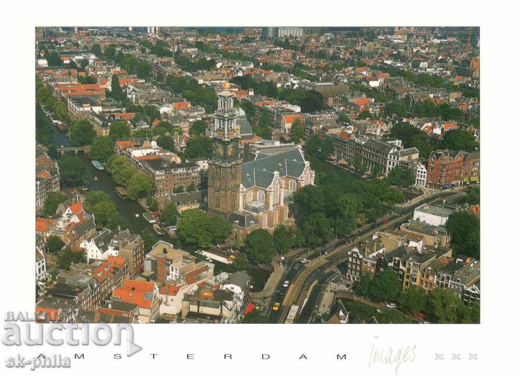 Postcard - Amsterdam, general view