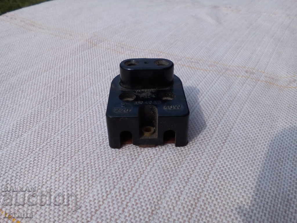 An old electrical outlet with price 10.00 BGN | € 5.11 An old electrical outlet with price 10.00 BGN | € 5.11