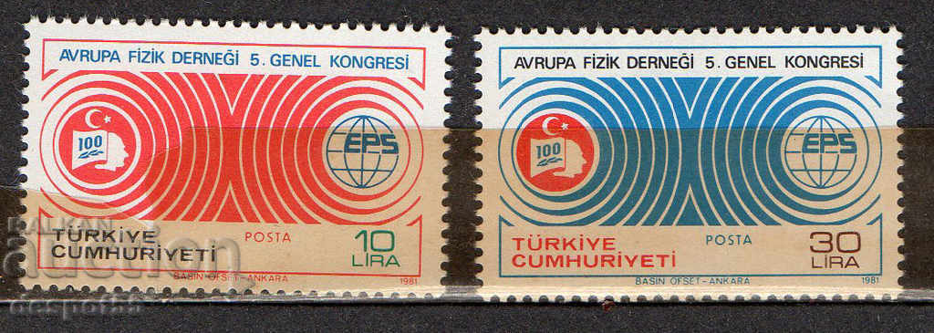 1981. Τουρκία. Συνέδριο της Ευρωπαϊκής Φυσικής Εταιρείας.
