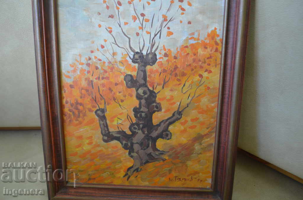 Auction PAINTING OIL PAINTED WOOD FRAME Auction PAINTING OIL PAINTED WOOD FRAME