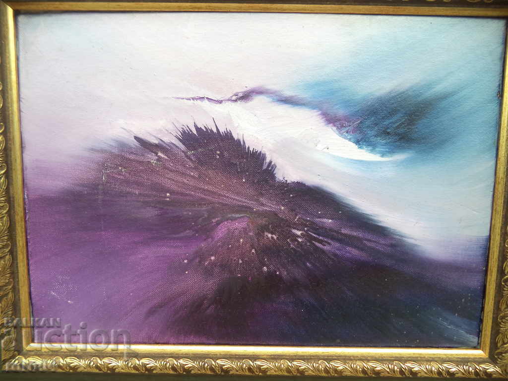 ВАСИЛ ПОПОВ ( 1932 - 1997 ) - ПЕЙЗАЖ В ЛИЛАВО ВАСИЛ ПОПОВ ( 1932 - 1997 ) - ПЕЙЗАЖ В ЛИЛАВО