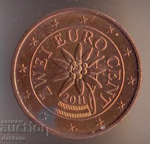 Austria 2 euro centi 2011