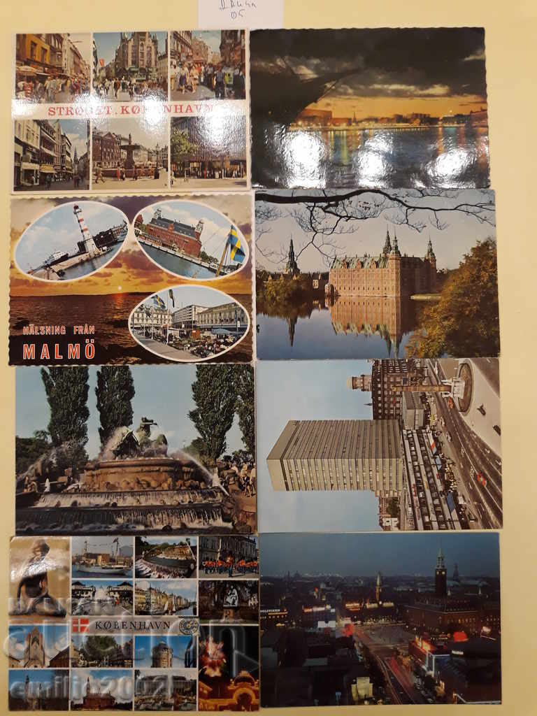 Postcards Denmark Lot 005