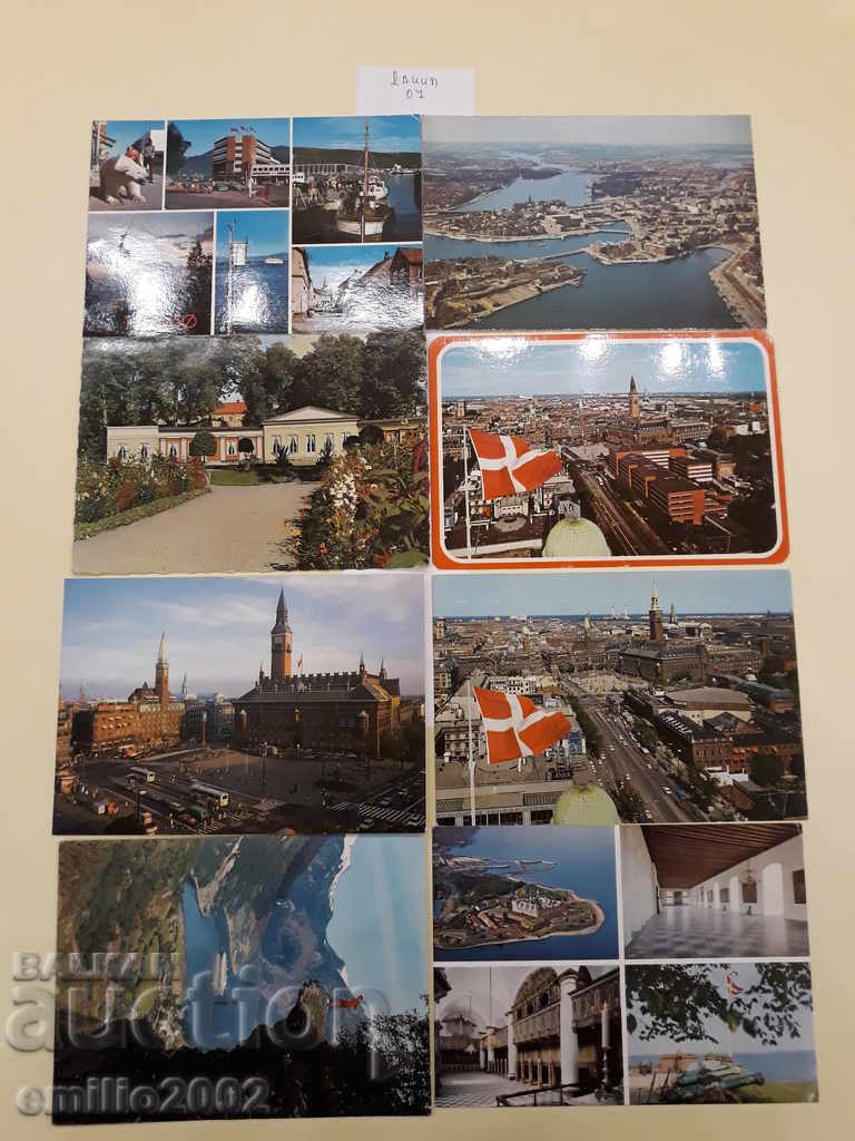 Cărți poștale Danemarca Lot 007