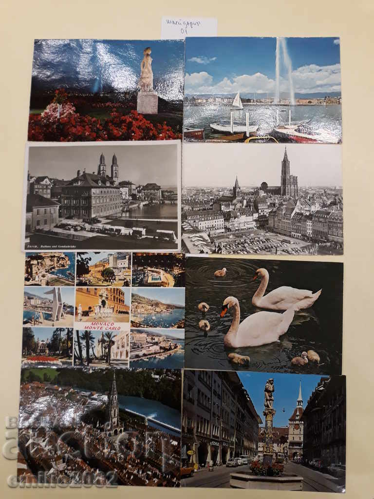 Postcards Swiss lot 001
