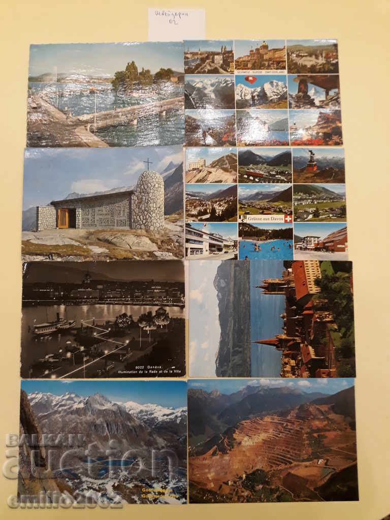 Пощенски картички Швейцария лот 002