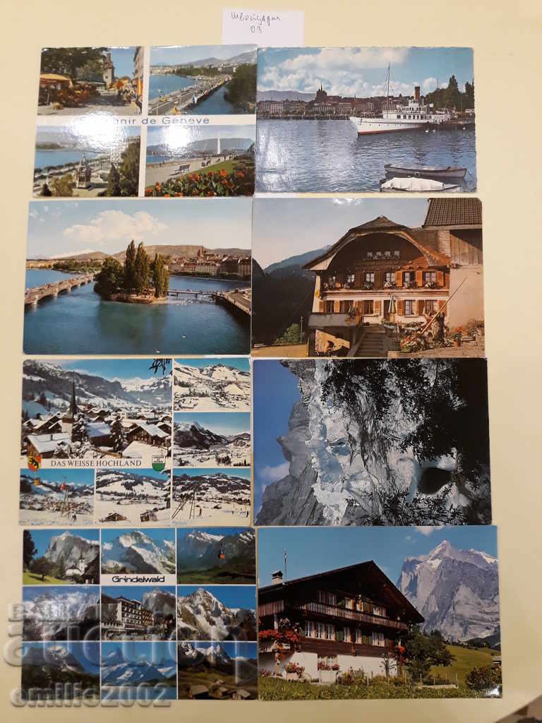 Cărți poștale Swiss Lot 003