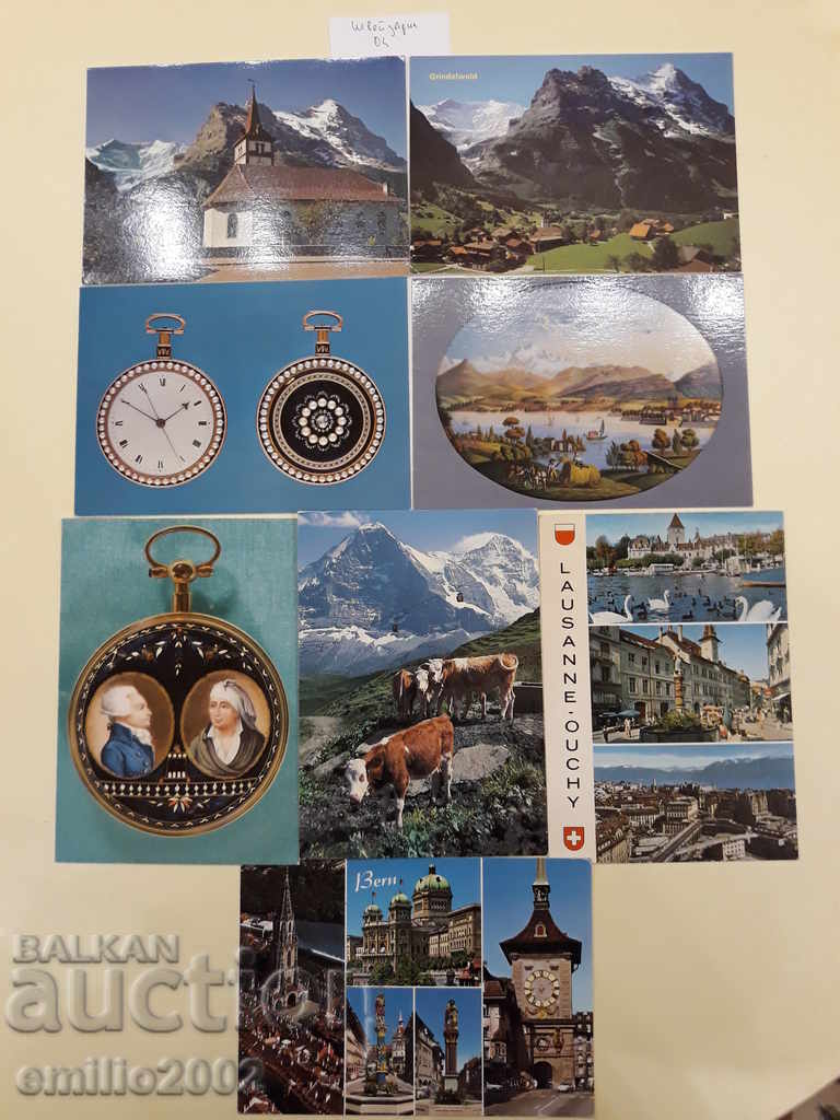 Ταχυδρομικές κάρτες Swiss Lot 004
