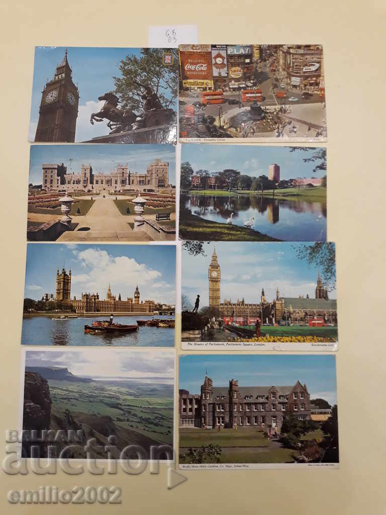 Пощенски картички Великобритания лот 003