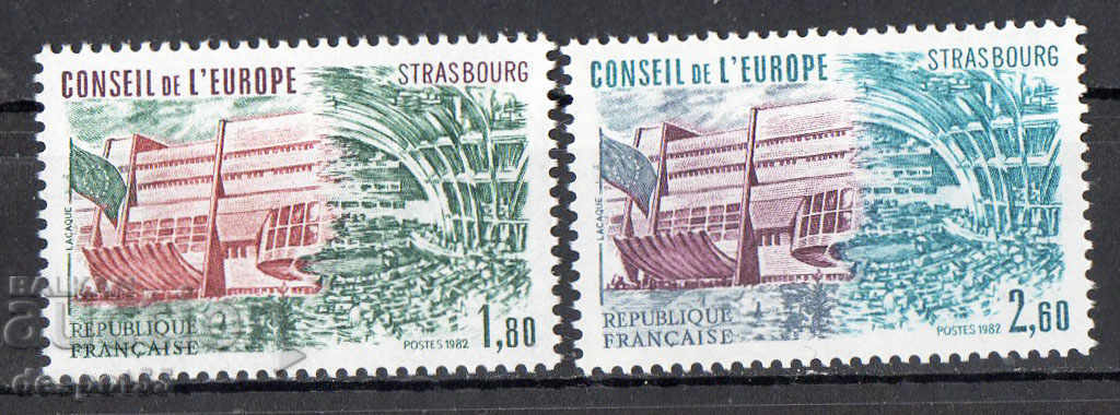1982. Franța - Consiliul Europei. Sala de plen.