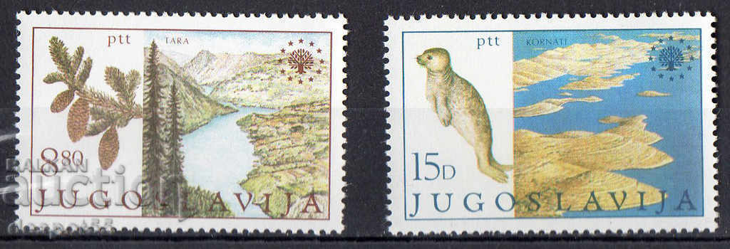 1982. Iugoslavia - Protecția naturii.