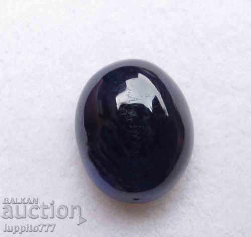 9.10 carat sapphire oval cabochon