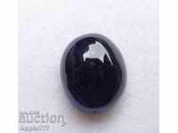 9.10 carat sapphire oval cabochon