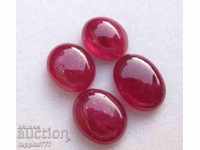 10.50 carat ruby ​​4 pieces of cabin 2 pairs
