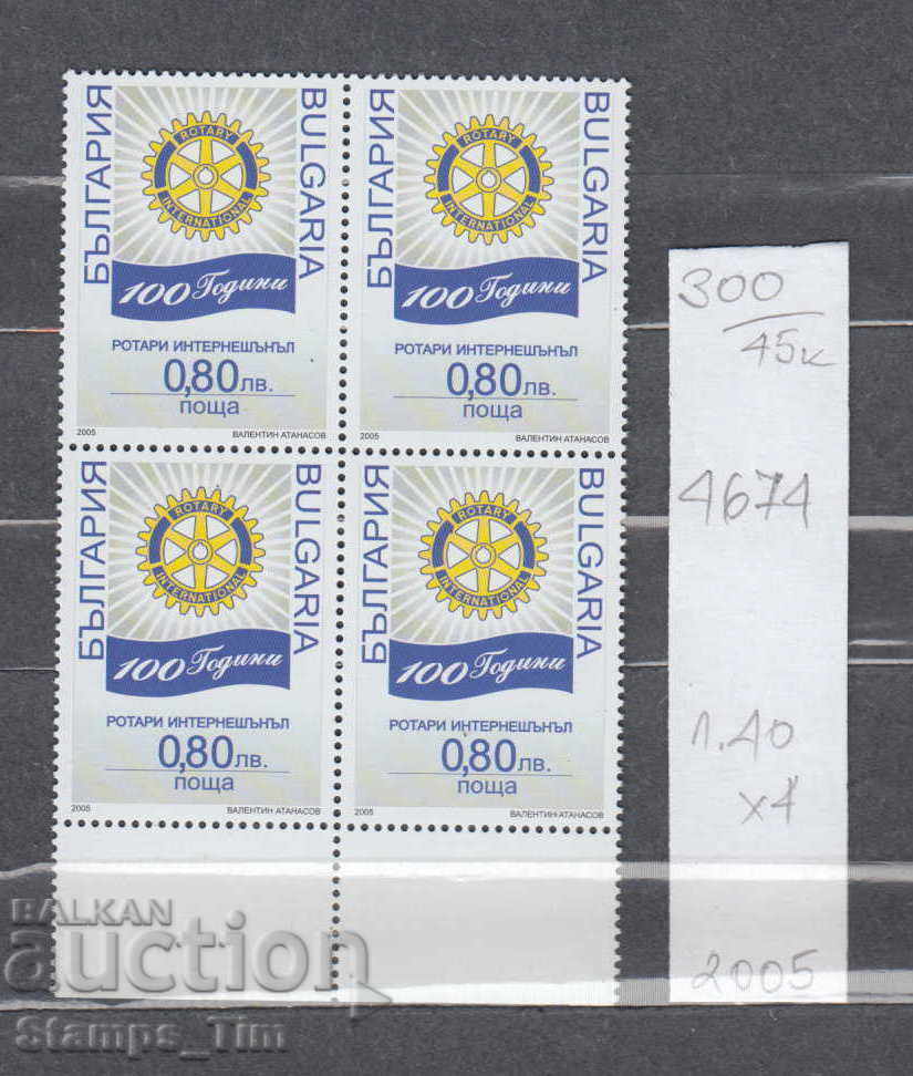 45K300 / BOX 2005 -100 years Rotary International, NOMINAL