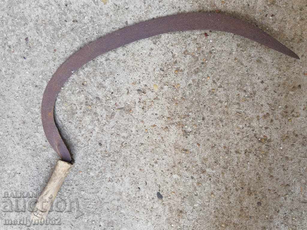 Παλιό δρεπάνι, λεπίδα, σφυρήλατο σίδερο - 5 Παλιό δρεπάνι, λεπίδα, σφυρήλατο σίδερο - 5