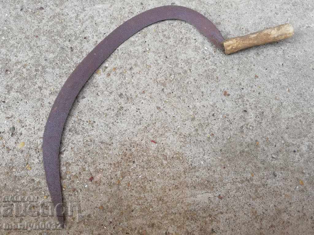 Παλιό δρεπάνι, λεπίδα, σφυρήλατο σίδερο - 6 Παλιό δρεπάνι, λεπίδα, σφυρήλατο σίδερο - 6
