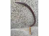 Secera veche de coasă, lamă, fier forjat