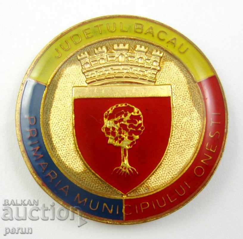 Delivery of Heraldry-Coat of Arms-City of Onești-County of Bacău-Romania-Onești Delivery of Heraldry-Coat of Arms-City of Onești-County of Bacău-Romania-Onești