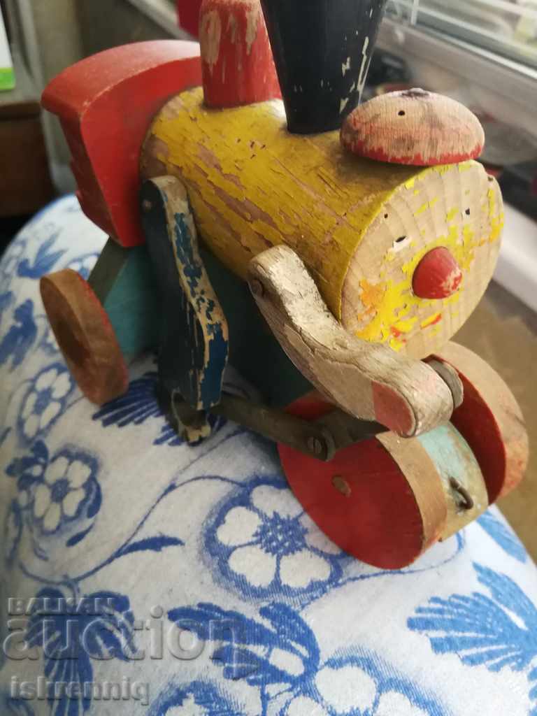 Аукцион Старо Дървено Влакче Локомотив Аукцион Старо Дървено Влакче Локомотив