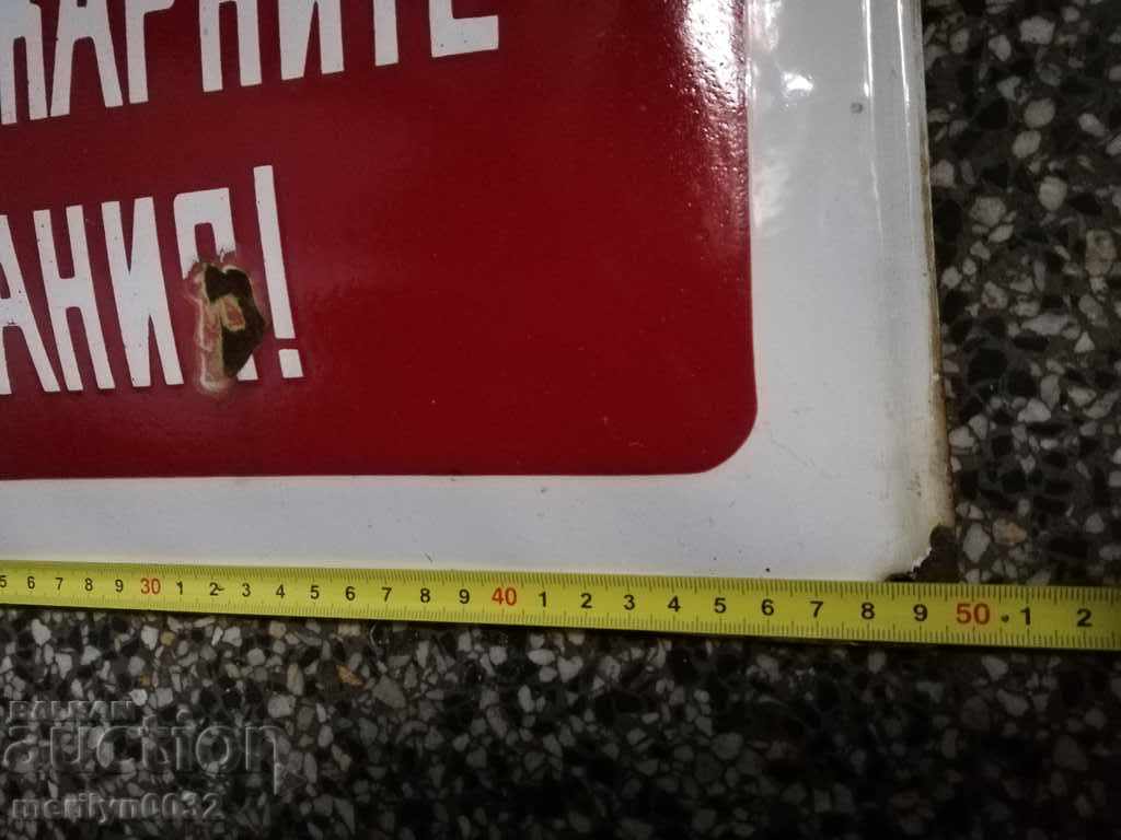 Аукцион Емайлирана соц табела, табелка Аукцион Емайлирана соц табела, табелка