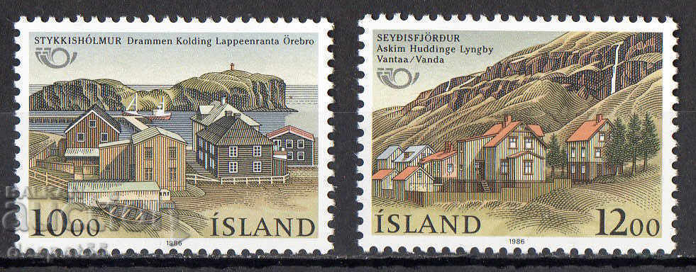 1986. Iceland. Northern edition - friendly cities.