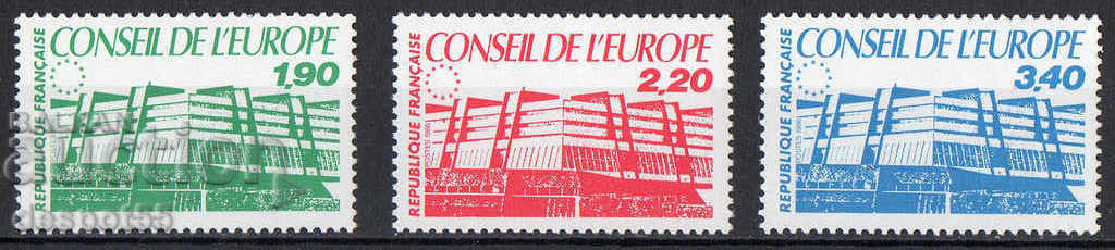 1986. Franța - Consiliul Europei. Clădirea europeană.
