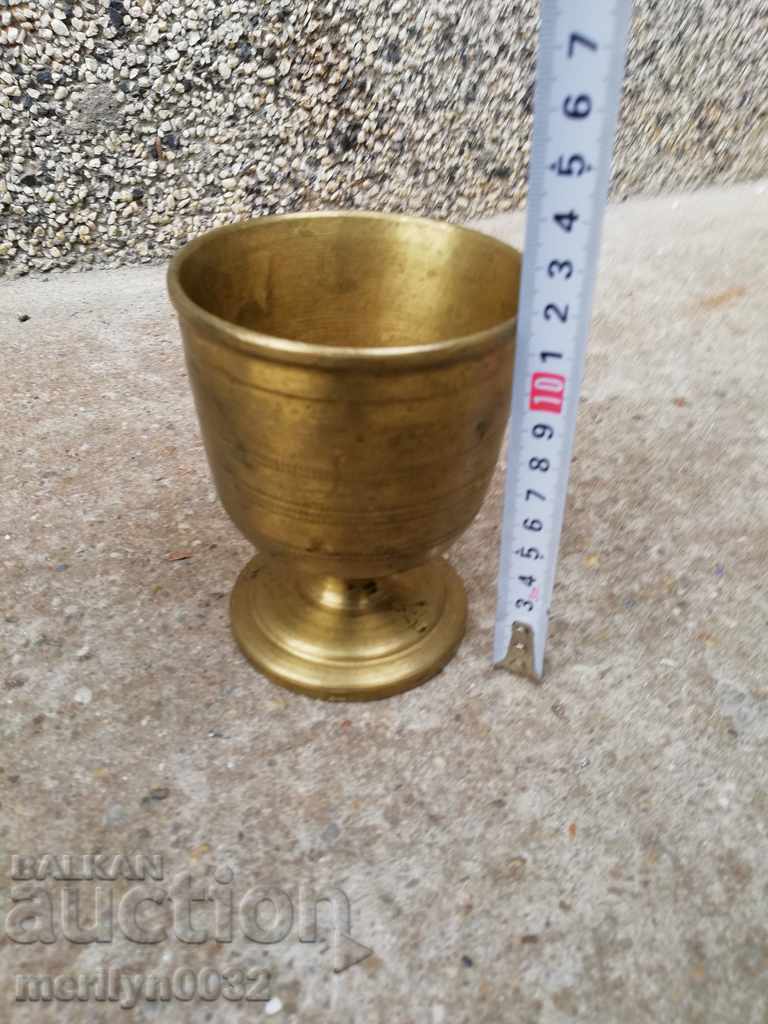 Antique bronze mortar, pestle, pestle - 5 Antique bronze mortar, pestle, pestle - 5