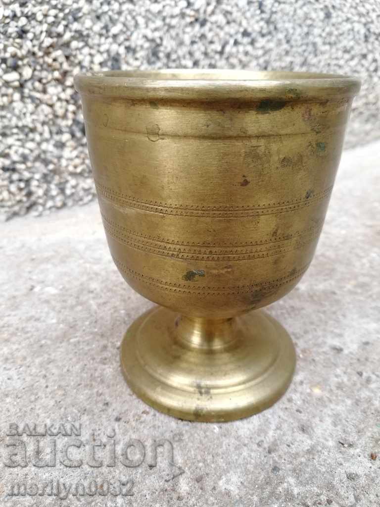 Antique bronze mortar, pestle, pestle Antique bronze mortar, pestle, pestle