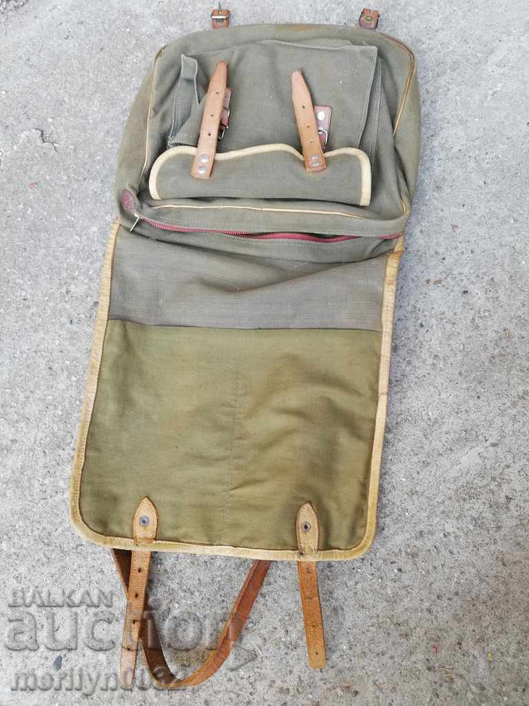An old canvas bag, a backpack, a dry bag, a bag, a mesh - 5 An old canvas bag, a backpack, a dry bag, a bag, a mesh - 5