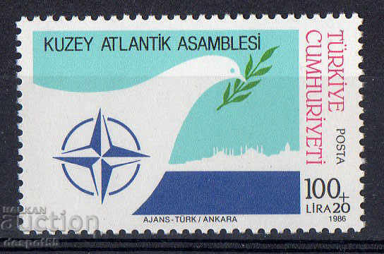 1986. Turkey. 32nd NATO Assembly, Istanbul.