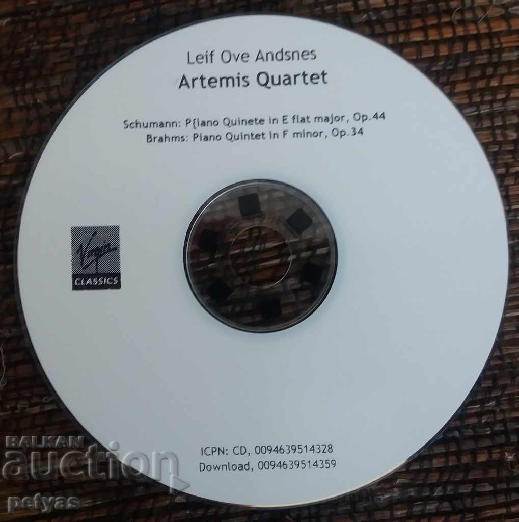 Auction Artemis Quartet - Live Ove Andsnes - Schuman - Brahms Auction Artemis Quartet - Live Ove Andsnes - Schuman - Brahms