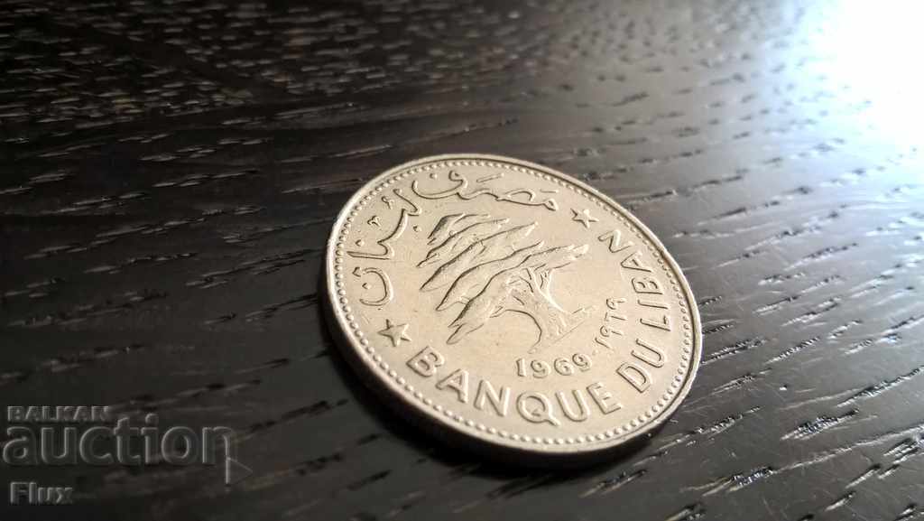 Coins - Lebanon - 50 Piasters | 1969 with price 2.70 BGN | € 1.38