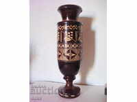 Old wooden vase 2